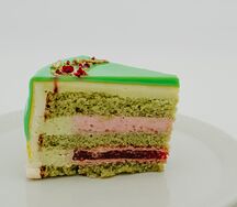 Торт Фисташка-малина