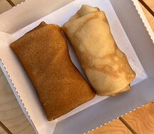 Блинчики с ветчиной и сыром