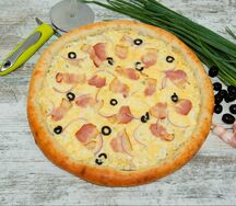 Пицца Сыр и бекон