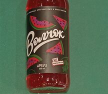 Крафтовый лимонад (Волчок) сокосодержащий, арбуз, персик, грейпфрут- гибискус