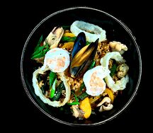 Рис с морепродуктами