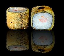 Жареный с креветкой