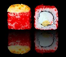 Запечённая Калифорния с крабом