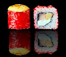 Запечённый ролл Калифорния унаги