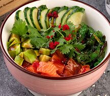 Поке с лососем