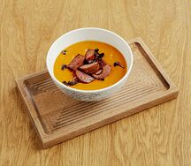 Горский чечевичный суп с кавказской колбасой