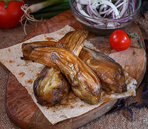 Баклажан на углях