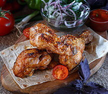 Куриные ножки на углях