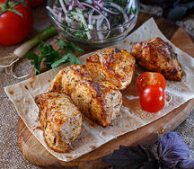 Куриная грудка на углях