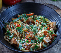 Вок с курицей