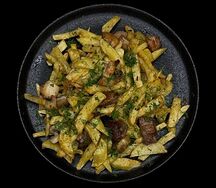 Горячая сковородка со свининой