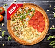 Пицца четыре вкуса