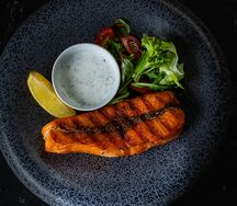 Стейк из лосося 