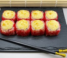 Запечённый с креветкой