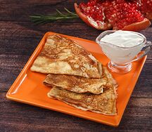 Блинчики со сметаной 