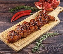 Крылья BBQ с белым соусом