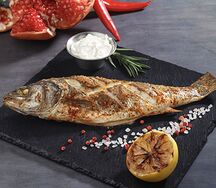 Сибас на углях