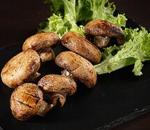 Грибы на мангале