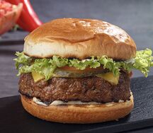 Бургер с бараниной