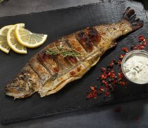 Сочинская форель на углях