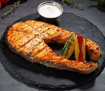 Стейк из лосося