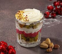 Десерт Фисташка-малина