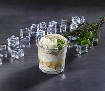 Десерт с апельсиновым курдом