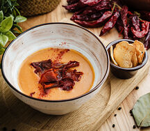 Чечевичный с бастурмой