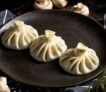 Хинкали с грибами