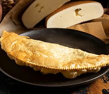 Чебурек с сыром и зеленью