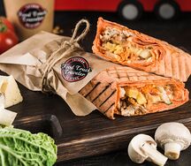 Шашлык в лаваше со свининой