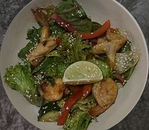 Салат с морепродуктами