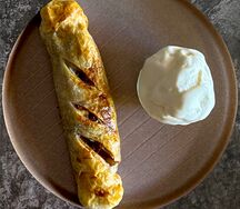 Штрудель с яблоком