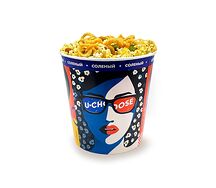 Попкорн соленый большой с топпингом