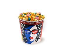 Попкорн стандартный сладкий с топпингом