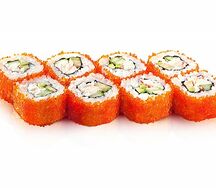 Калифорния с тигровой креветкой 8шт