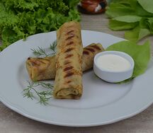 Блинчики фаршированные мясные