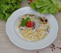 Феттуччине с курицей