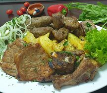 Мясное ассорти гриль