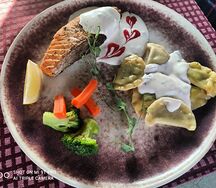 Сочная спинка лосося