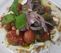 Салат из печеных овощей