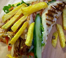 Гирос в пите с курицей