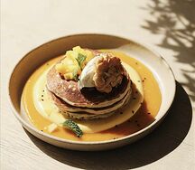 Веган Воздушные панкейки