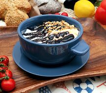 Каша овсяная с гранолой и бананом