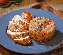 Куриная грудка с рисом-микс