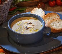 Крем-суп грибной