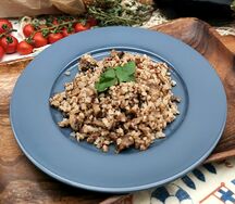 Гречка с грибами