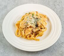 Феттуччине с курицей