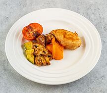 Филе цыпленка с овощами