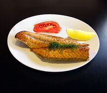 Форель на мангале